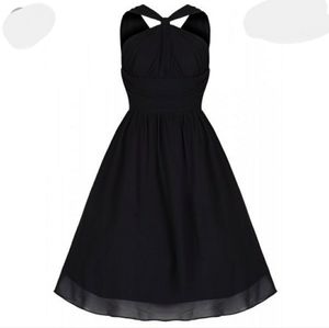 Lindy Bop Cheronda Crepe Swing dress